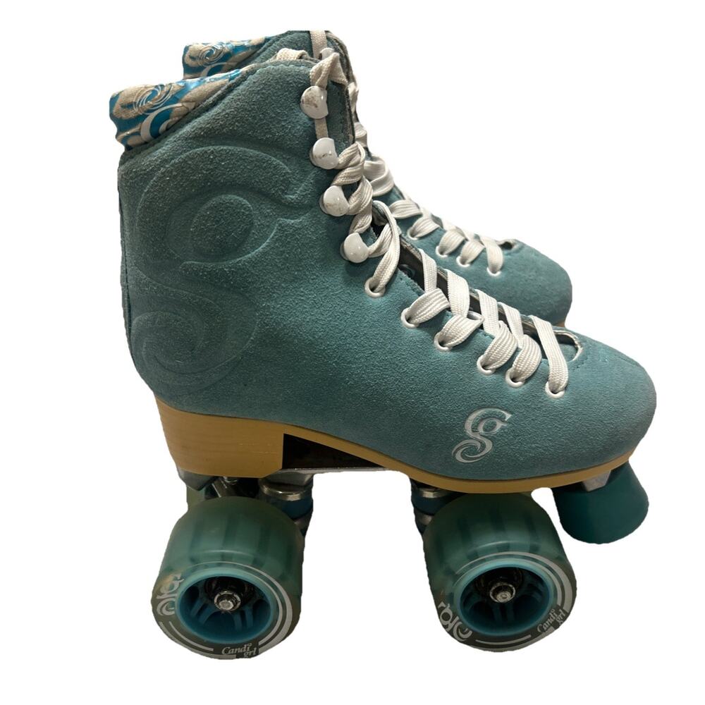 Candi Girl Roller Skates Women’s Size 3 Carlin Roller Derby Elite Seafoam